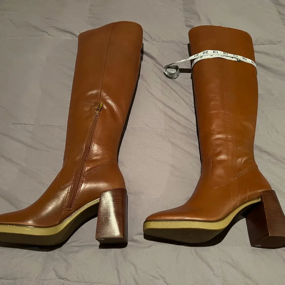 Vince Camuto Tan Over the Knee Boots - Picture 3 of 3